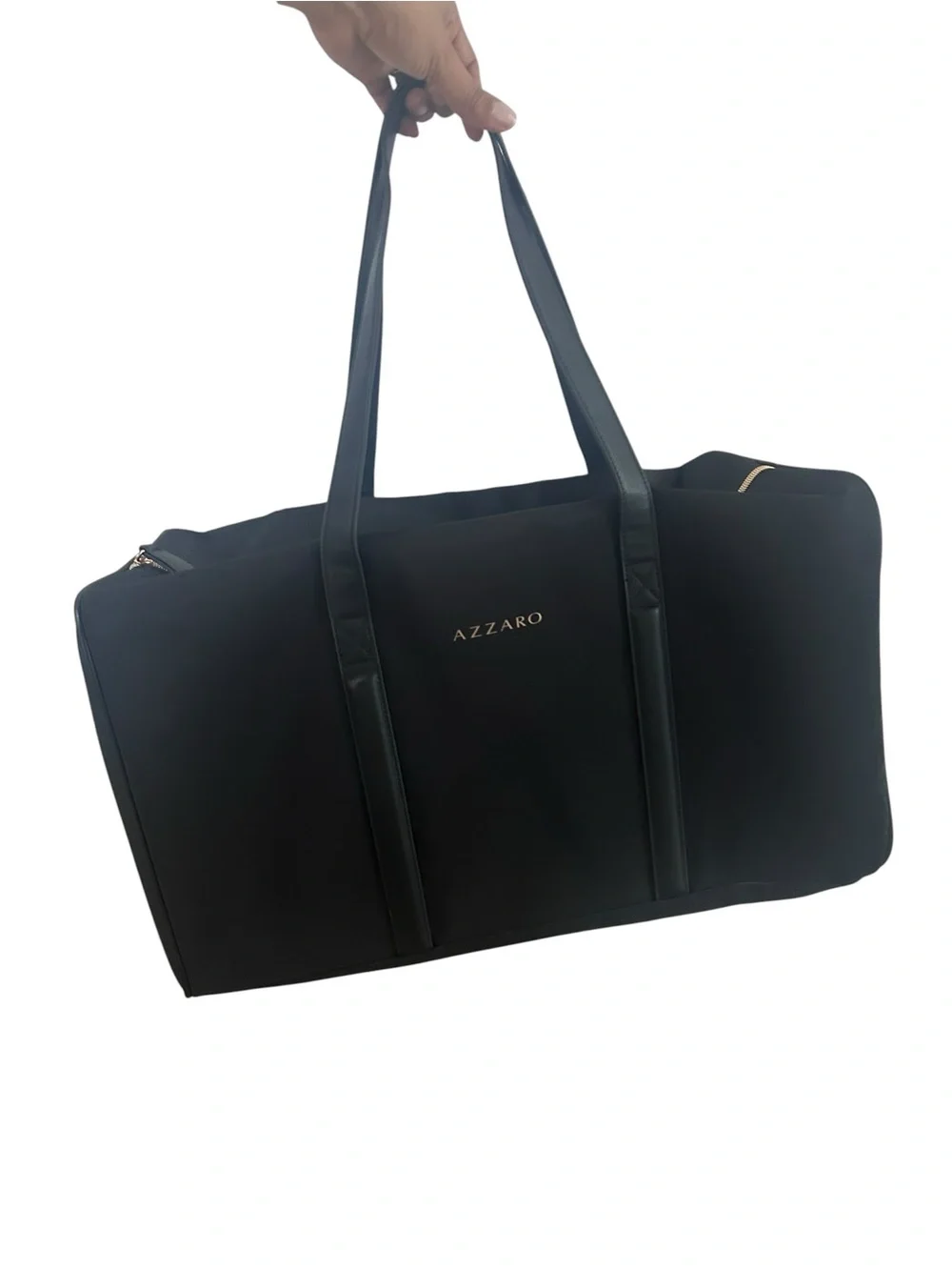 Azzaro Black Men’s Travel Duffel Bag